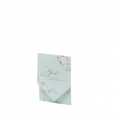 Briefkarten 11901017195 B6 Text: Alles Gute | Heißfolie gold